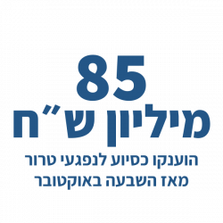 85 מיליון ש"ח הוענקו כסיוע לנפגעי טרור