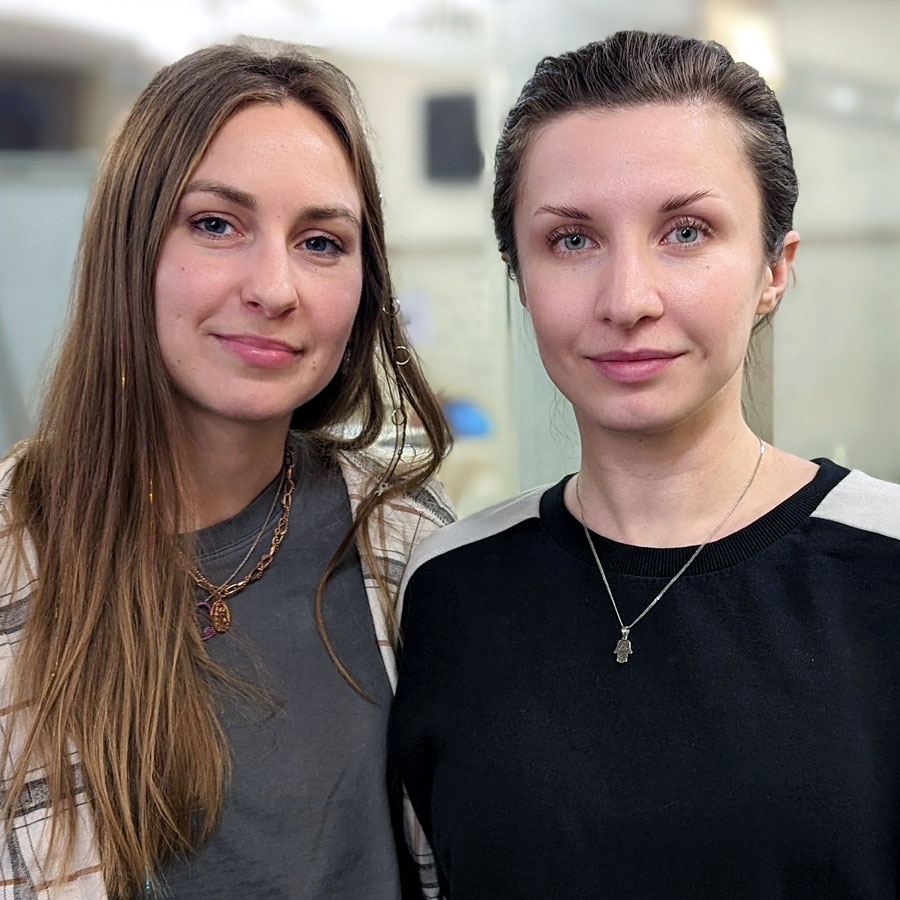 Stasia and Olga in Bucharest